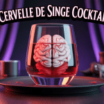 cervelle de singe cocktail verre halloween décor