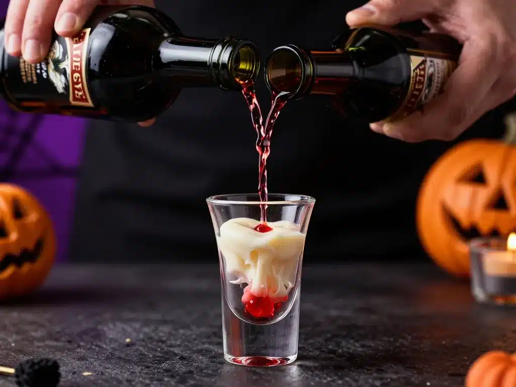 cervelle de singe cocktail verser recette étape