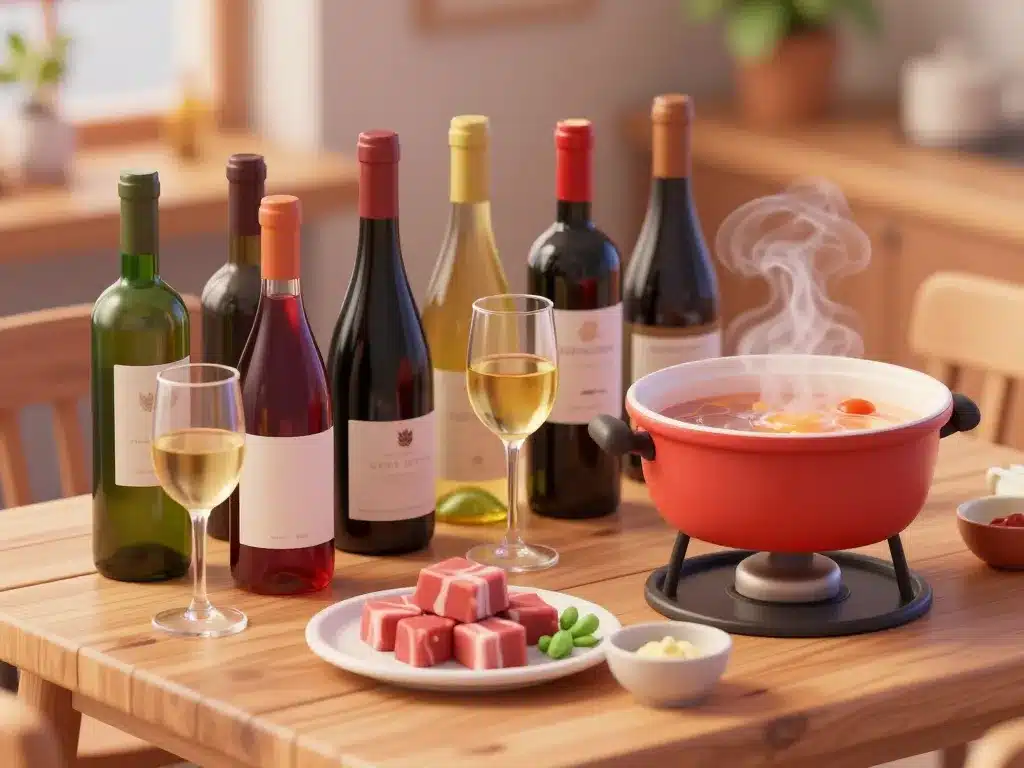 fondue bourguignonne quel vin choix vins rouge blanc