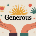 illustration generous generous SEO anglais