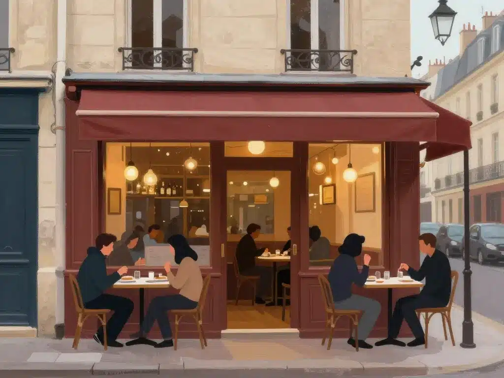 le tournesol paris 14 illustration restaurant de quartier