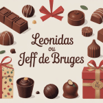illustration choix leonidas ou jeff de bruges chocolatier