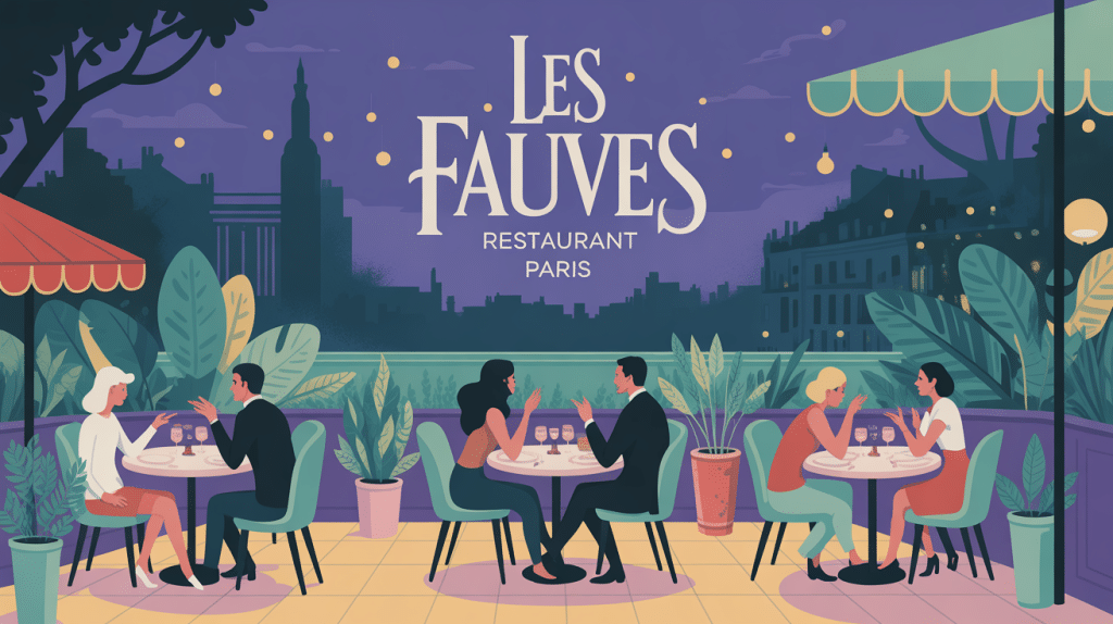 les fauves restaurant paris brasserie contemporaine terrasse