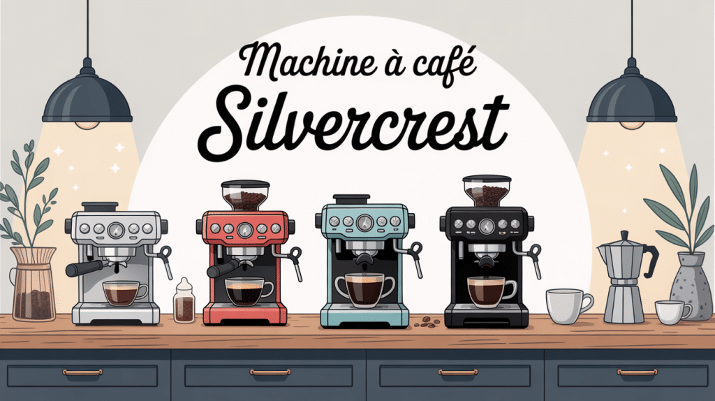 machine a cafe silvercrest sur table moderne