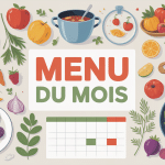 menu du mois organisation et planification familiale