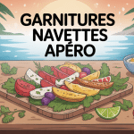 navette apéro idée garniture plateau convivial varié