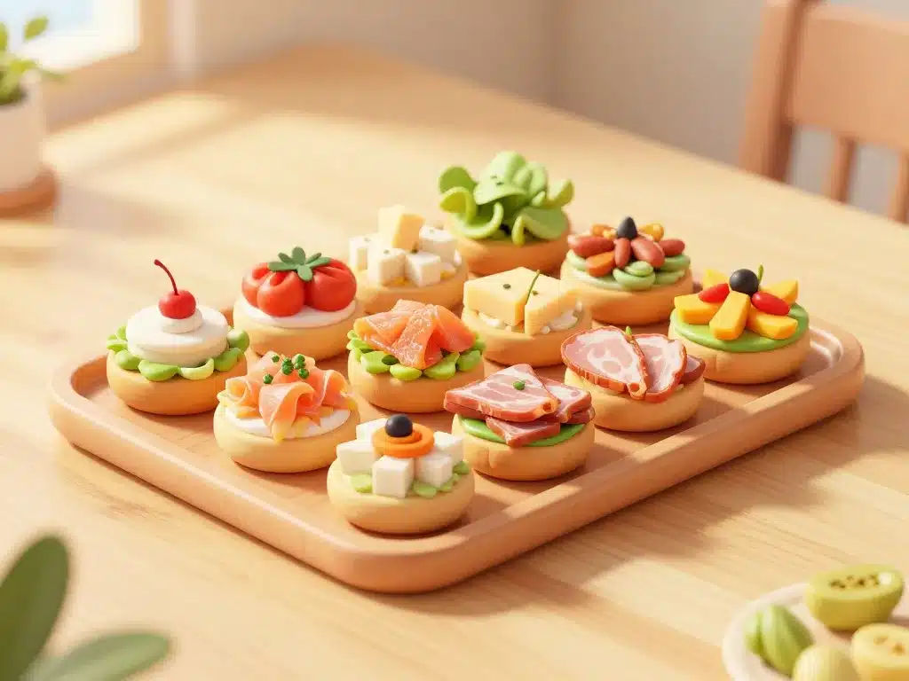 navette apéro idée garniture salée et traditionnelle