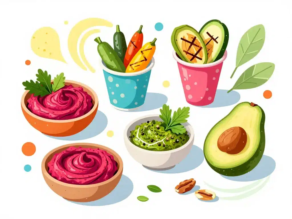 navette apéro idée garniture végétarienne créative