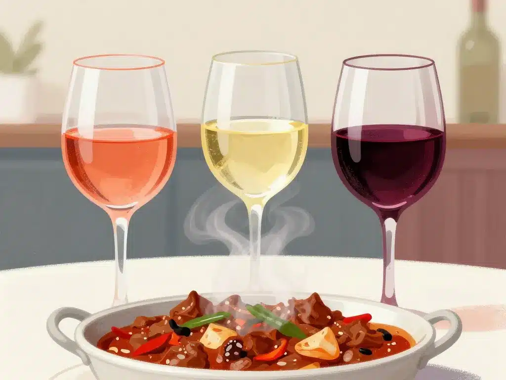 accord rosé blanc vin étranger avec chili con carne