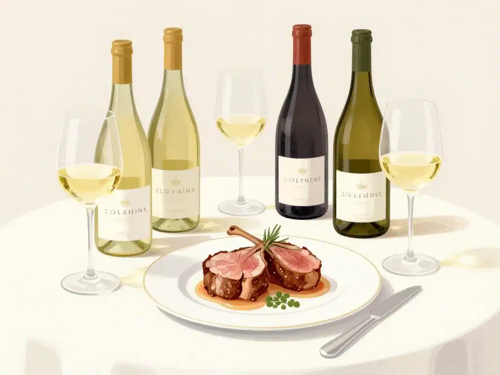 Quel vin avec des paupiettes de veau vins blancs table élégante