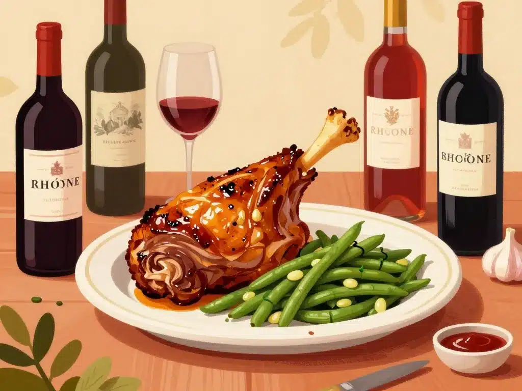 quel vin avec gigot d'agneau flageolets accords vin rouge