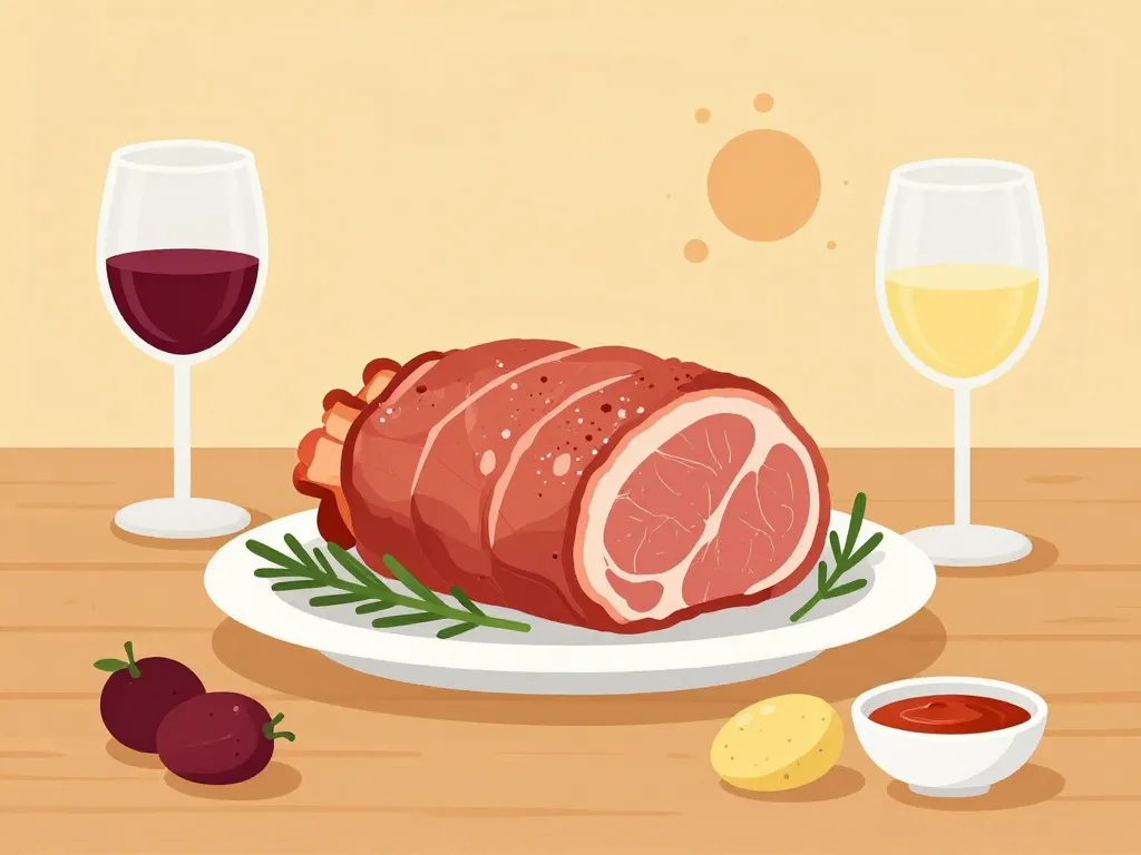 Comprendre quel vin avec rôti de porc illustration accords
