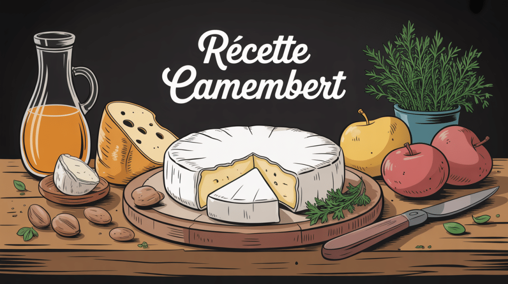 recette du camembert sur table festive