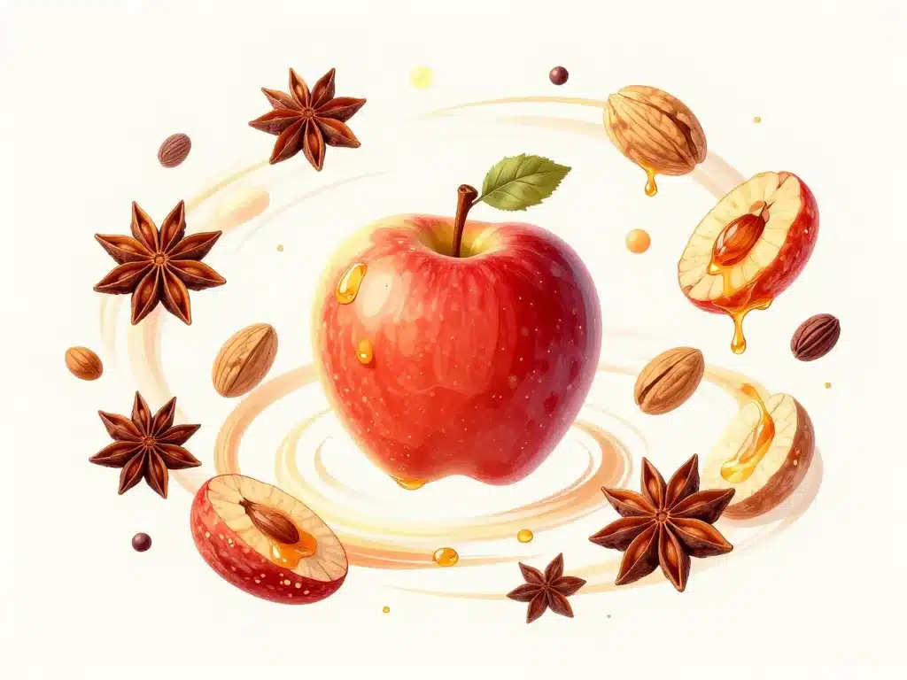 recette pomme au four cannelle garniture gourmande