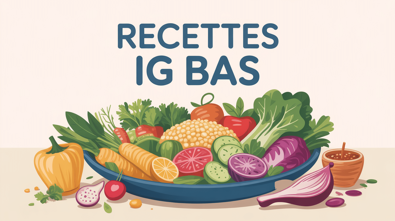 assiette saine recettes ig bas légumes céréales