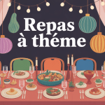repas à thème ambiance conviviale et festive