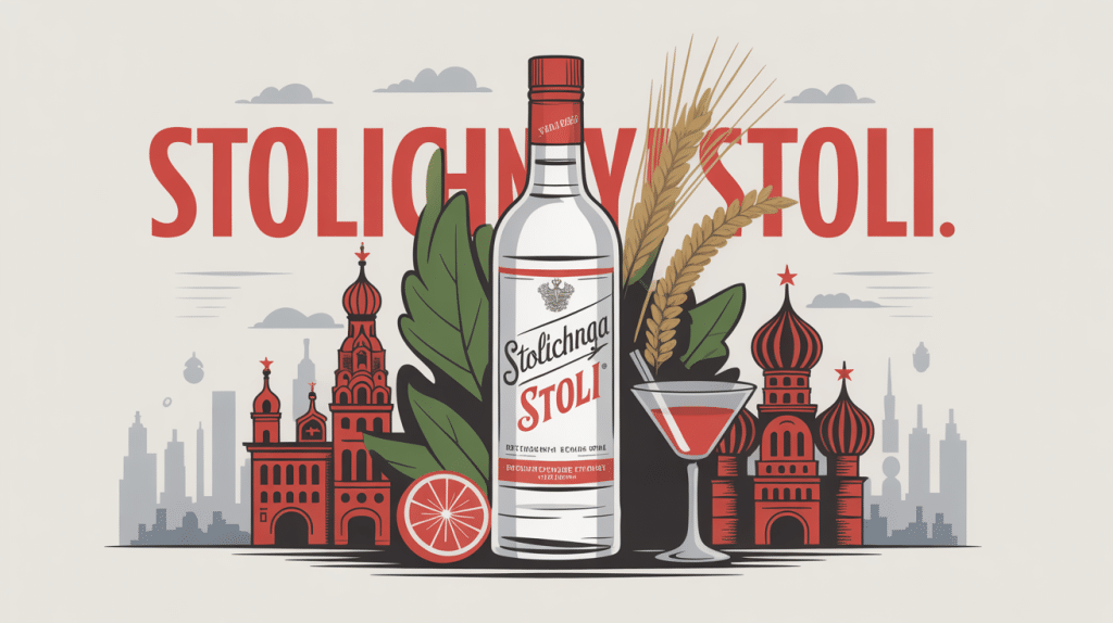 Illustration Stolichnaya Stoli héritage et modernité
