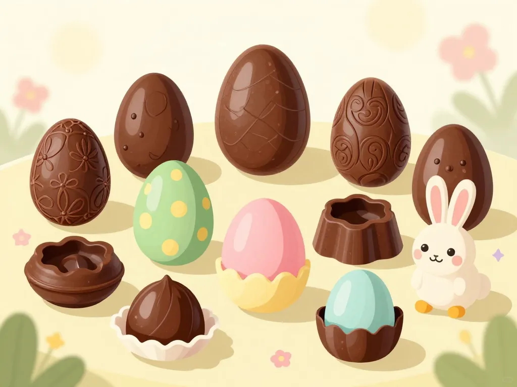 tendances chocolat de pâques 2025 œufs praliné formes modernes