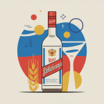 illustration univers vodka stolichnaya moderne et stylisée